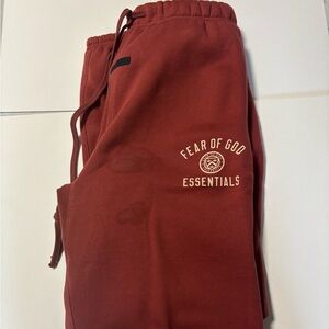 Fear of God Essentials Rust Sweatpants